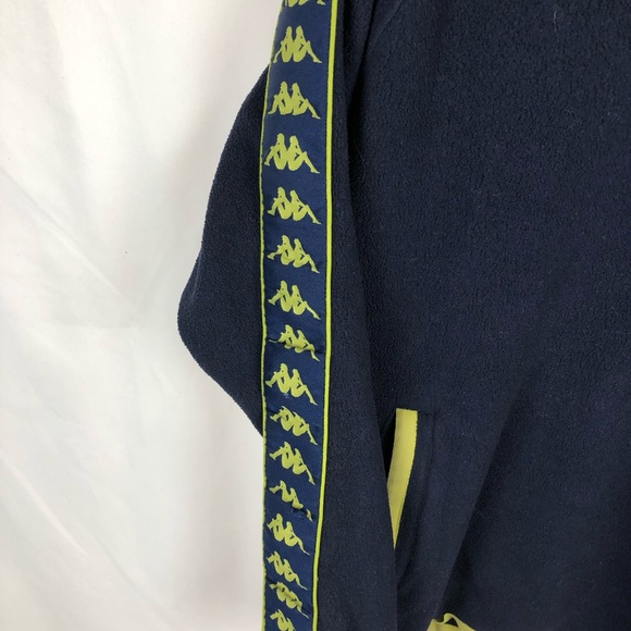 Vintage Kappa Quarter Zip Fleece Pullover 90s - Picture 2 of 5